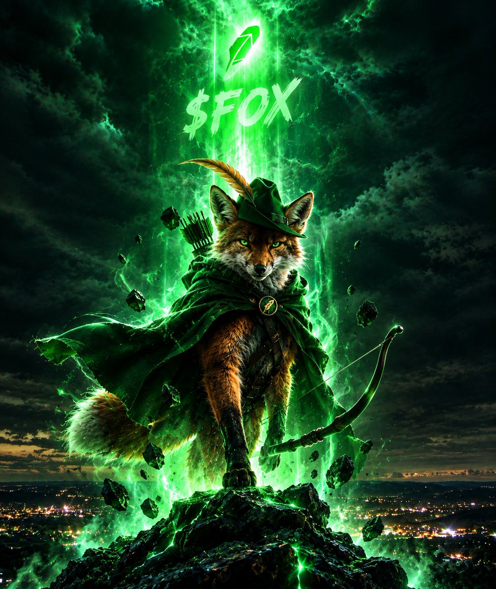 kripdolar25's tweet photo. 🦊🏹  $FOX

Something is moving in the dark.

No announcement.
No warning.
Just a signal cutting through the night. 🟢⚡

The weak will keep watching.
The impatient will keep leaving.

But when the light reaches the top…

they’ll understand why the FOX never disappeared.

The hunt has only begun. 🦊🏹

#FOX #Robinhood #RobinhoodChain 
#FoxPad #ETH #Crypto #Memecoin #HOOD