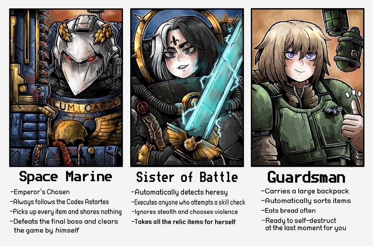 Octosoup_'s tweet photo. Choose your companion!! ⚔️ https://t.co/joRrJhvN3S
