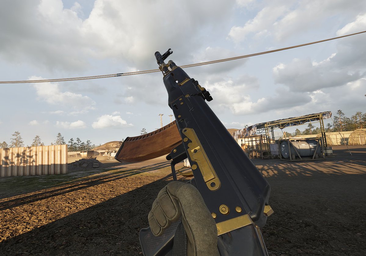 Willowdotglass's tweet photo. Proud  new owner of the gold AK skin in wardogs https://t.co/Hqw8IKPKMj