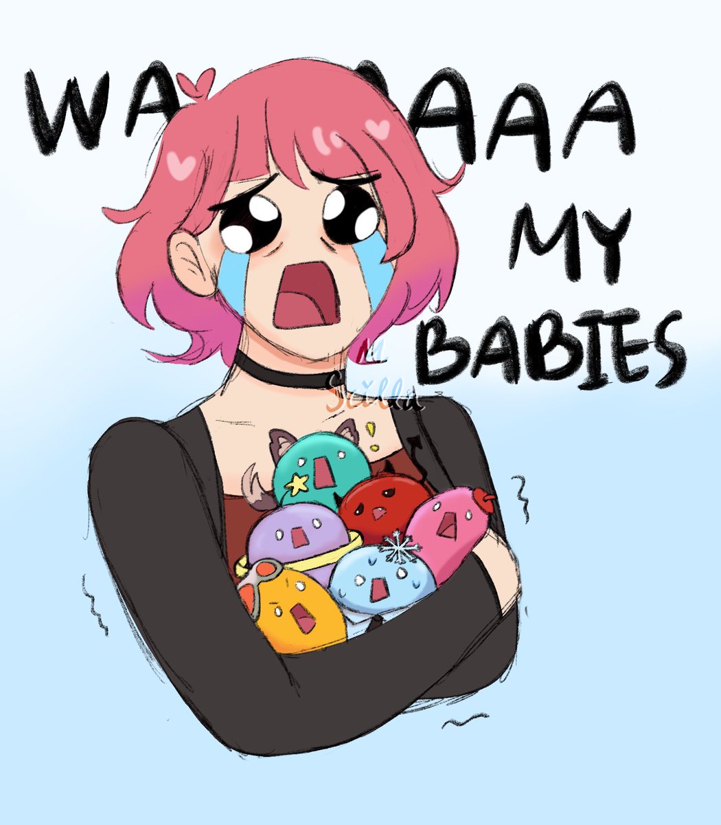mocha_2233's tweet photo. ✧˖°. Day 3 ✧˖°. #valktober #valktober2026 

Family (of 7) 💖🫂
Don’t take her babies away!!! 💢
#BringValkoBack https://t.co/R0vNKeYFC5