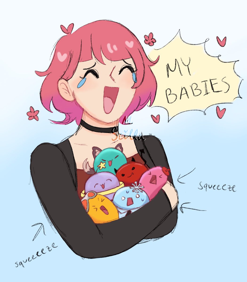 mocha_2233's tweet photo. ✧˖°. Day 3 ✧˖°. #valktober #valktober2026 

Family (of 7) 💖🫂
Don’t take her babies away!!! 💢
#BringValkoBack https://t.co/R0vNKeYFC5