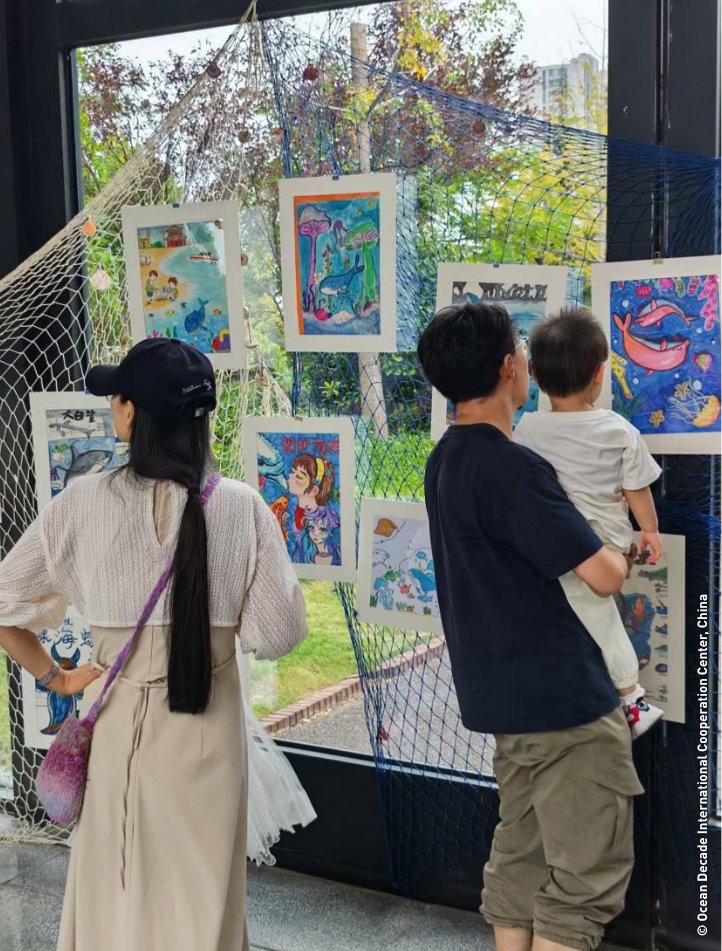 UNOceanDecade's tweet photo. 🎨 Art is a powerful way to engage children in ocean action.
At the 2026 Global Ocean Development Forum in Qingdao, China, children from 31 cities globally showcased their passion for the ocean at an art exhibition organised by #OceanDecade Implementing Partner @ODICCPlatform. https://t.co/caxUZfJ6EQ