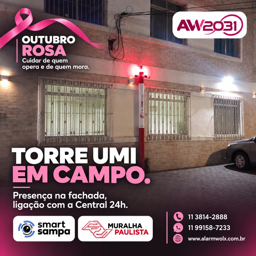 alarmwolx's tweet photo. Torre UMI em campo.
Fachada + Central 24h · Smart Sampa · Muralha
Não substitui a polícia.
📞 11 3814-2888 · WhatsApp 11 99158-7233
https://t.co/YI1fUHnXY1

#TorreUMI #SmartSampa #MuralhaPaulista #Alarmwolx #SP #GrandeSãoPaulo #SegurançaEletrônica #Monitoramento24h #Síndicos https://t.co/nyxmEOqNOD