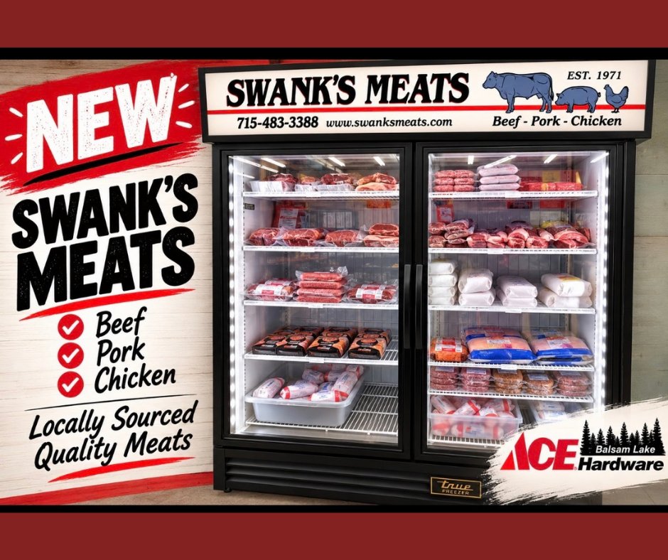 BLHardware's tweet photo. Look what we carry now!! We are very excited to have Swank's Meats in the store!! https://t.co/8kkx3HLttj