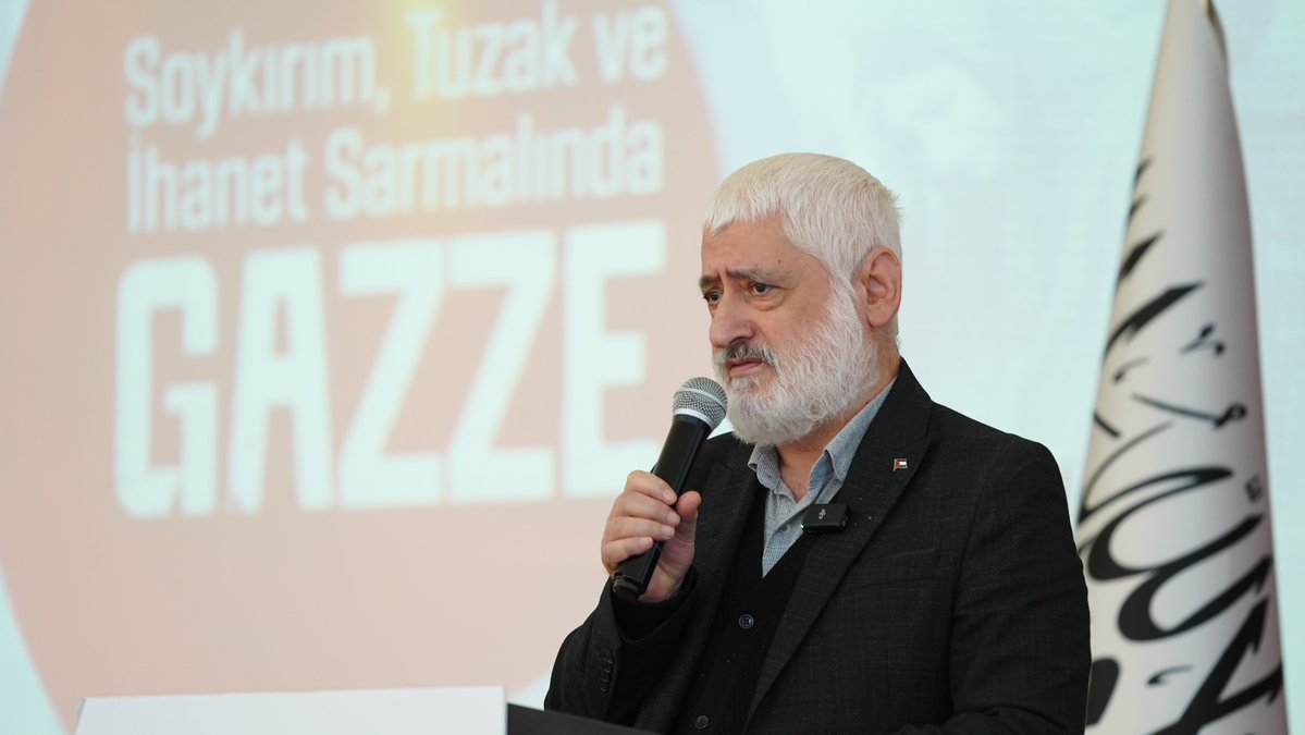hak_eren_'s tweet photo. Bugün İstanbul'da "Soykırım Tuzak ve İhanet Sarmalında Gazze" başlıklı bir konferans düzenlendik. 

Değerli hatipler Muhammed Emin Yıldırım, Muhammed Mişeniş, Ahmet Varol, Erdal Elibüyük ve Abdürrahim Şen üç yıldır yaşanan soykırımı her boyutuyla gözler önüne serdi. 

Sadece sorunun değil çözümünde konuşulduğu bu güzel amelde emeği geçen herkesten Allah razı olsun.