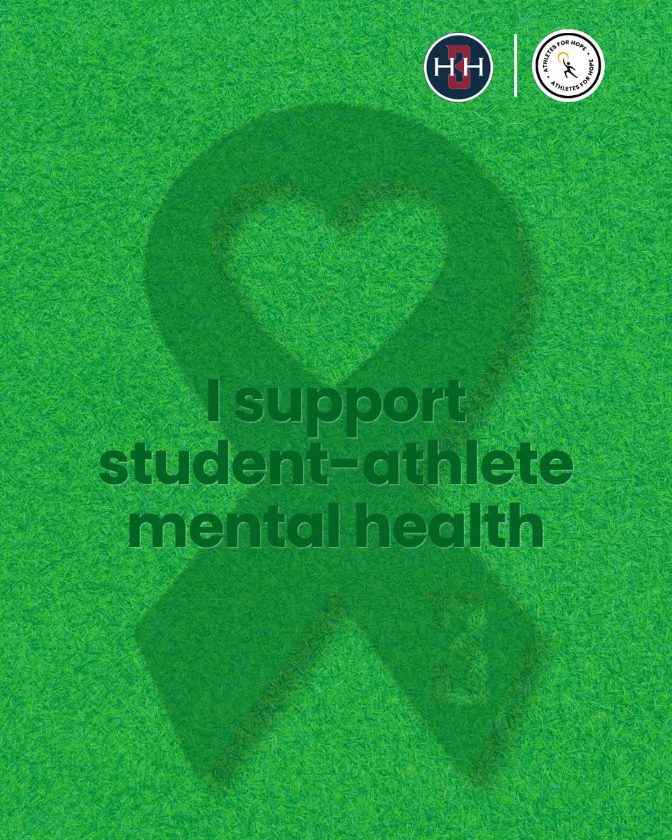 AthletesForHope's tweet photo. This green square isn't going anywhere. Student-Athlete Mental Health Week starts now! From Oct 3-10 we need your help to keep this post going! 

Help us spread awareness because mental health in sport, still doesn't get the visibility it deserves. 

 #SAMHW2026 https://t.co/BUi33iypYM
