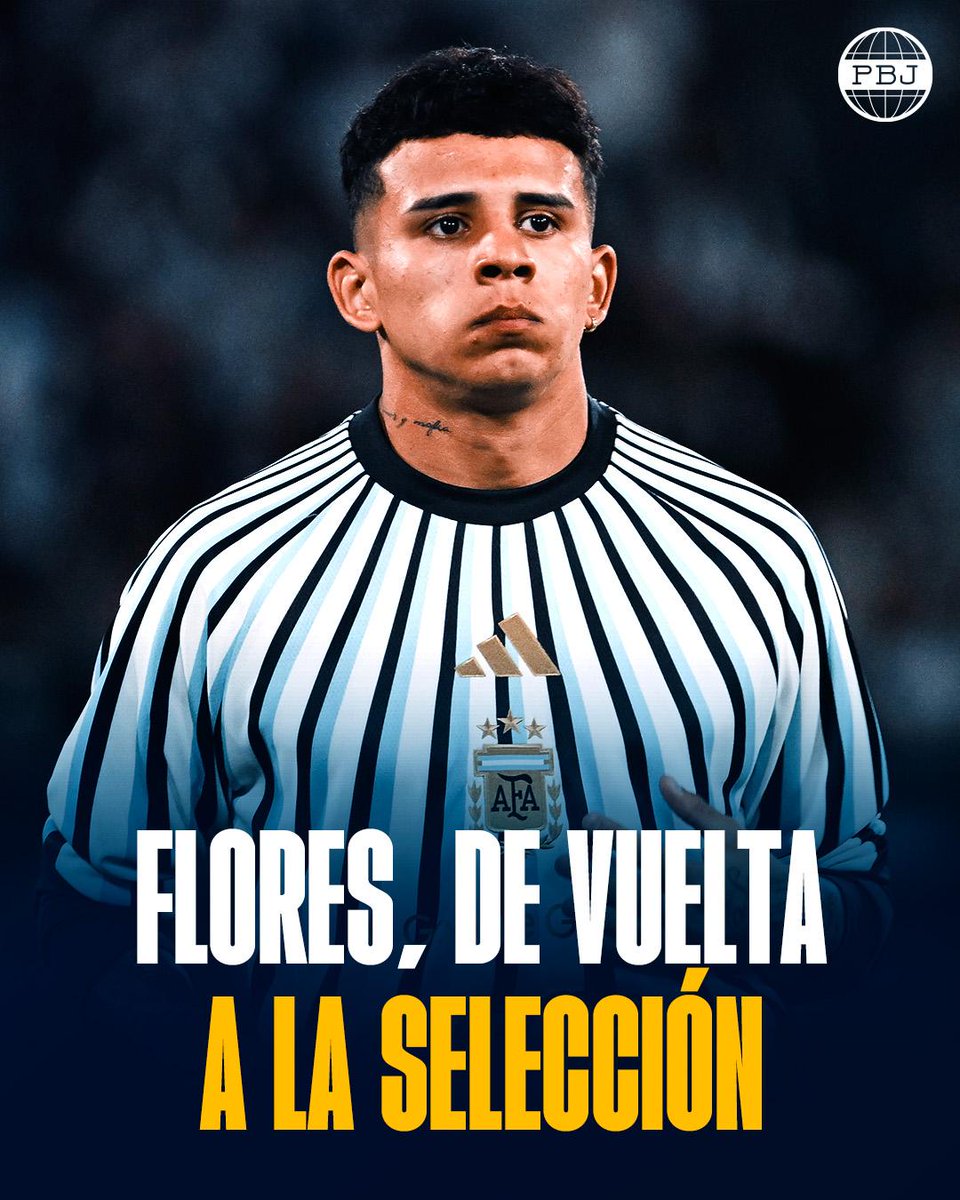 PlanetaBoca's tweet photo. 🇦🇷 FLORES VUELVE A ENTRENARSE CON LA SELECCIÓN ARGENTINA

👉 Así son estas semanas de Leonel Flores, entre Boca y Argentina. El juvenil de Boca regresó a entrenarse bajo las órdenes de Lionel Scaloni.

🔜 Luego de su doblete de anoche contra Unión, Flores apunta a los próximos amistosos de la albiceleste contra Burkina Faso y Benín, en los que podría sumar minutos.