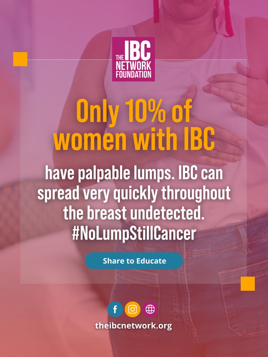 TalkIBC's tweet photo. No lump doesn't mean no cancer. If your breast is red, swollen, or changing quickly, that's not something to wait out. Know the signs. Trust your gut. Get it checked. 

#NoLumpStillCancer #IBC #KnowTheSigns https://t.co/ipjzjKP5ec