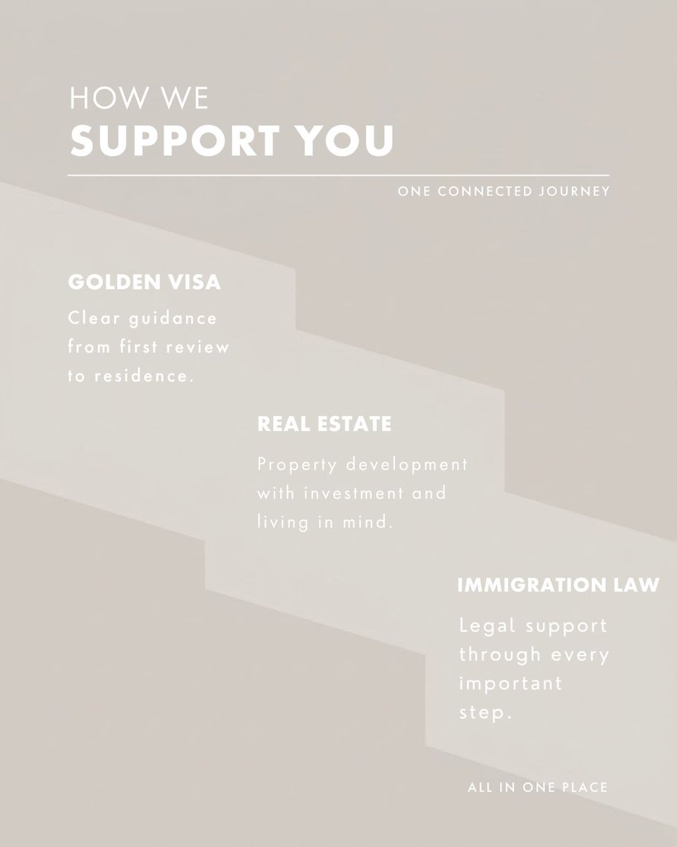 SantheosGreece's tweet photo. FROM PROPERTY TO RESIDENCE — ALL IN ONE PLACE. 

We seamlessly connect real estate development, immigration law, and Golden Visa guidance through one coordinated team of experts.

Simplify your journey to Greece with a partner that handles every step of the process.

📩 Contact us to discuss your plans.
🔗 Visit our website: https://t.co/s4EwJXdwOb
.
.
.

#santheos #goldenvisagreece #greecerealestate #investingreece #euresidency