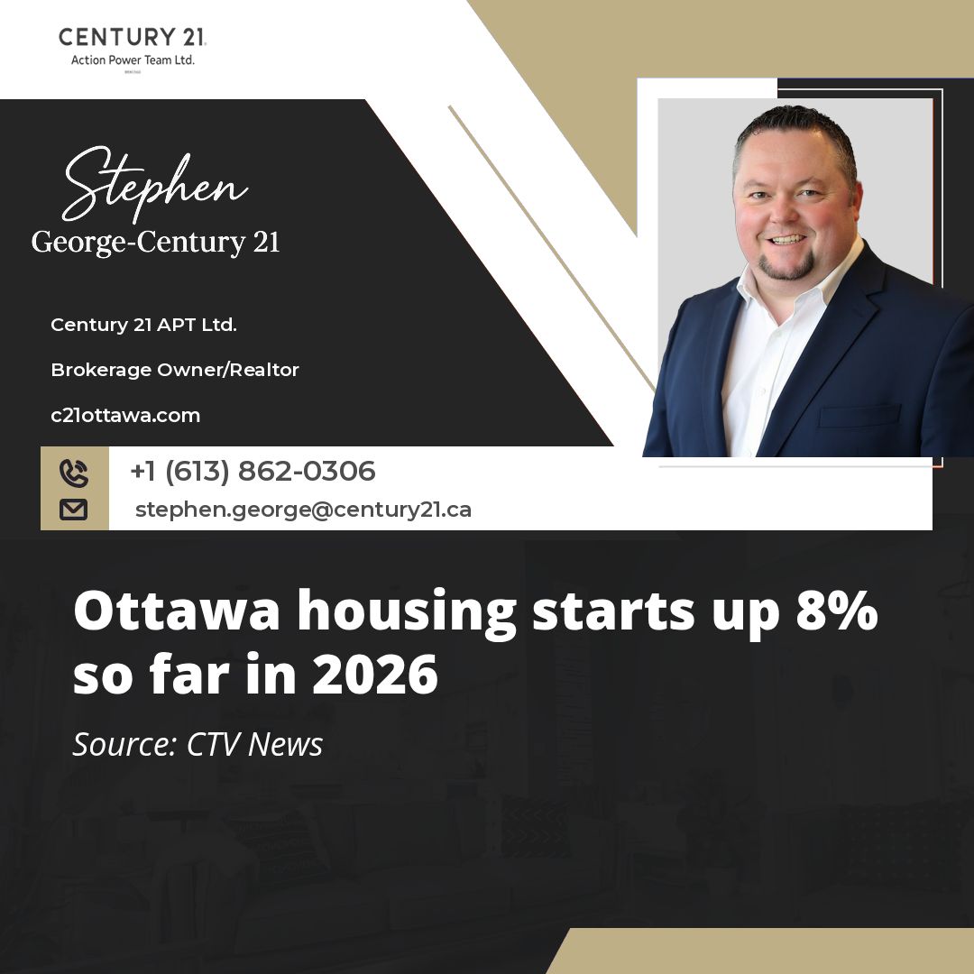 georgeCentury21's tweet photo. Ottawa housing starts up 8% so far in 2026
Ottawa’s real estate market is moving—housing starts have climbed 8% so far in 2026, with 7,254 new builds taking shape. What’s especially impressive is the 40% jump in single-family homes, showing real confidence in our city’s ... https://t.co/YxresqqMLK