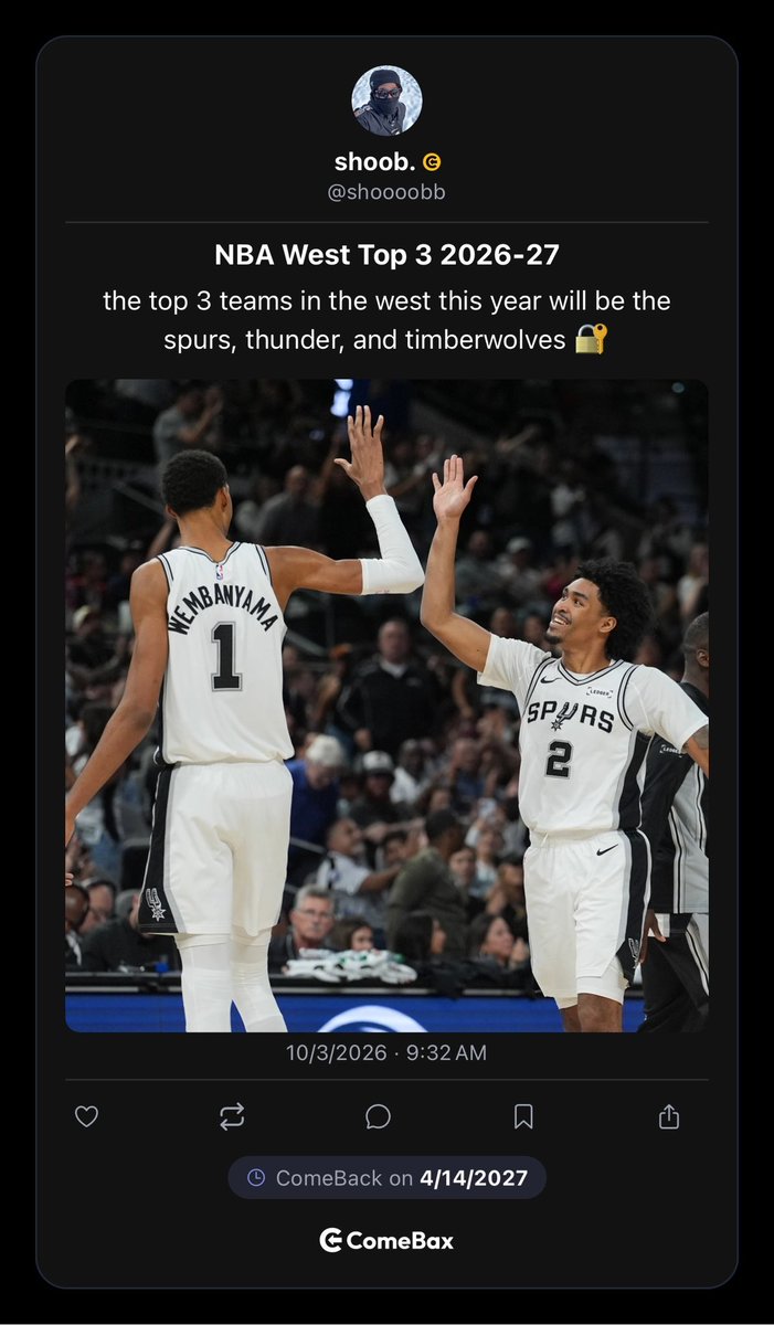 ComeBaxApp's tweet photo. NBA Season is almost upon us!🫪 https://t.co/4odL9Ha7Lg