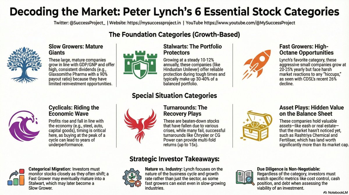 SuccessProject_'s tweet photo. Peter Lynch's 6 Stock Categories

https://t.co/KYRDOS350R https://t.co/SsyUrLcbDu