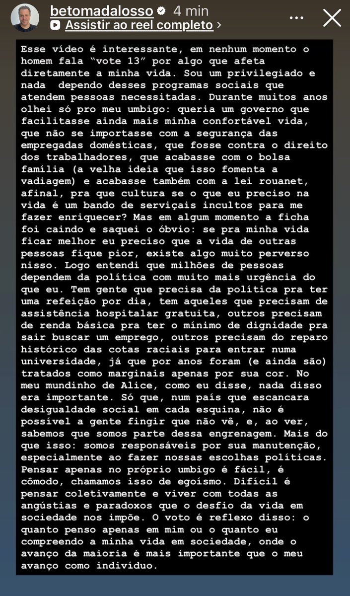 jane4561313's tweet photo. O Vídeo de Lula e o comentário do Empresário é MUITO rico Beto Madalosso!

Gigantes .. os 2 https://t.co/Uf6aNMfnP6