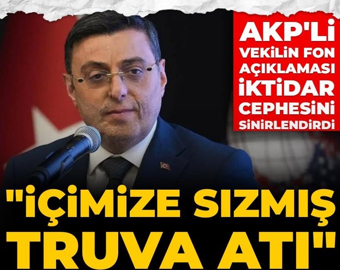 KHaluk22002's tweet photo. AKP'li vekilin fon ve operasyon açıklamasına iktidar cephesinden sert çıkış: İçimize sızmış truva atı

https://t.co/3kVFjY1Pvt https://t.co/bxpi6Si4ar