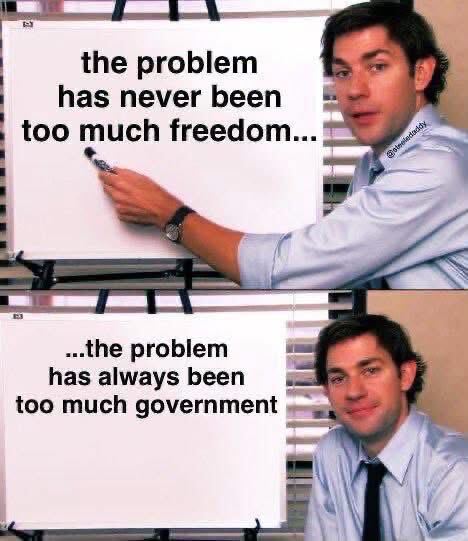 RandPaul's tweet photo. Big Government is the reason for 99% of our problems. https://t.co/uGtnUk8PoG