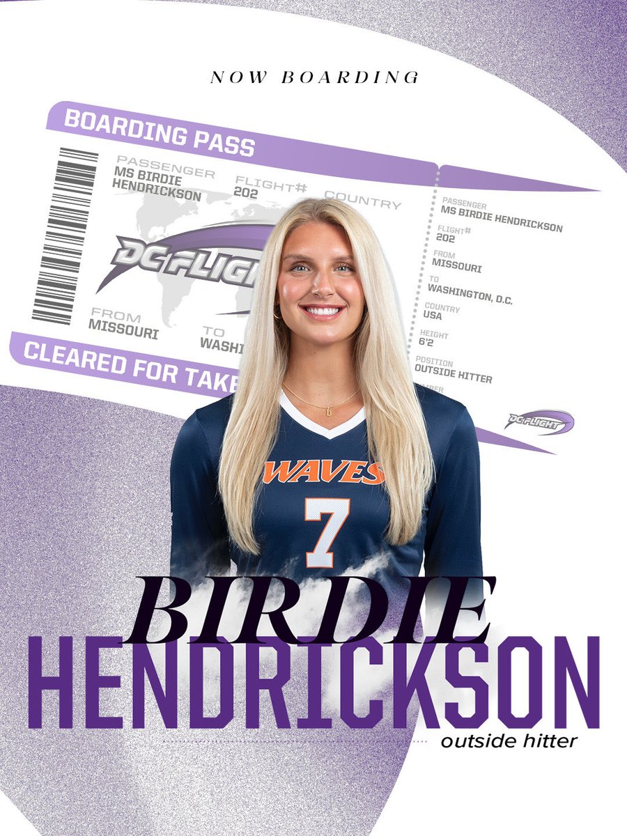 dcflightvb's tweet photo. From Missouri to the DMV ✈️ 

Welcome Home, @BirdieHendrick7 💜 https://t.co/lxtH1nhDiO
