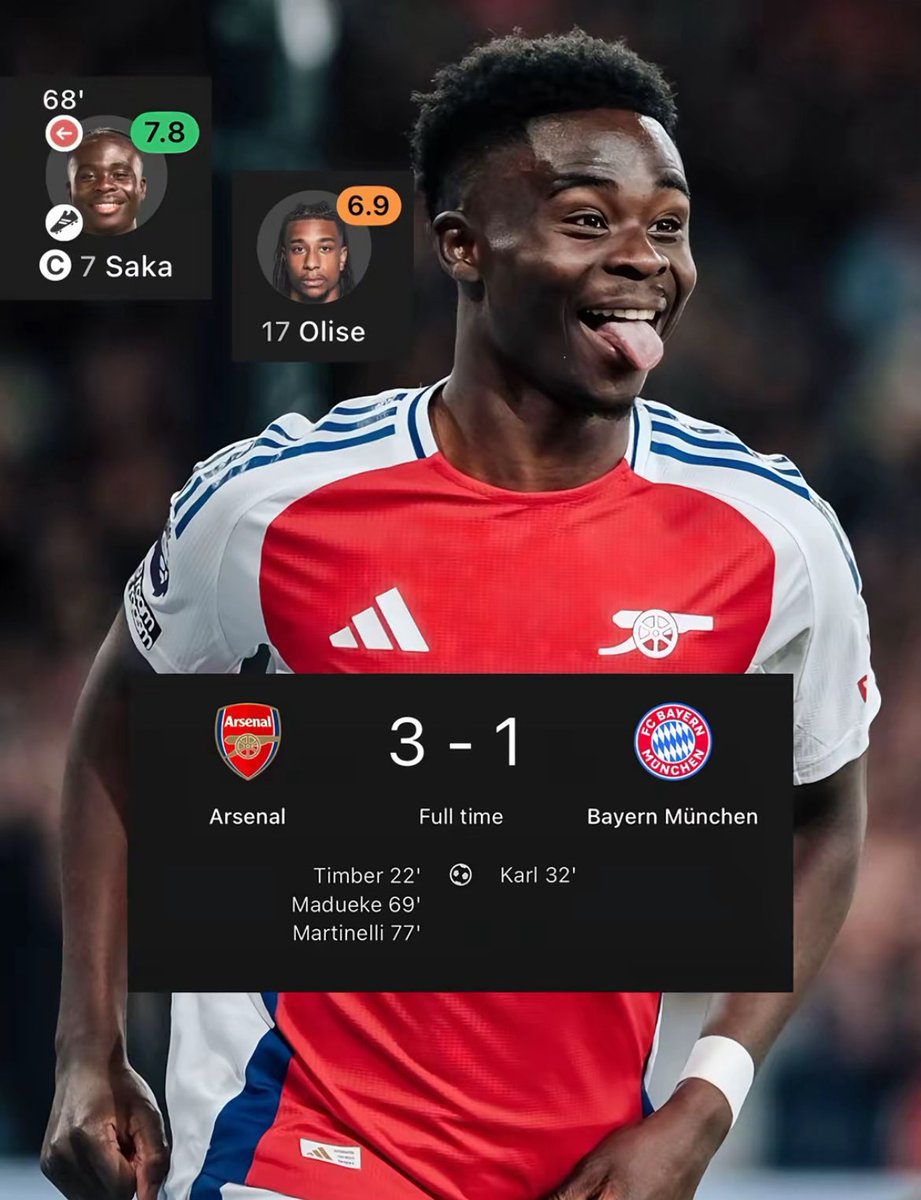 tetagoon's tweet photo. Imagine Saka vs Heidenheim every week …. https://t.co/KbmpuoArlZ