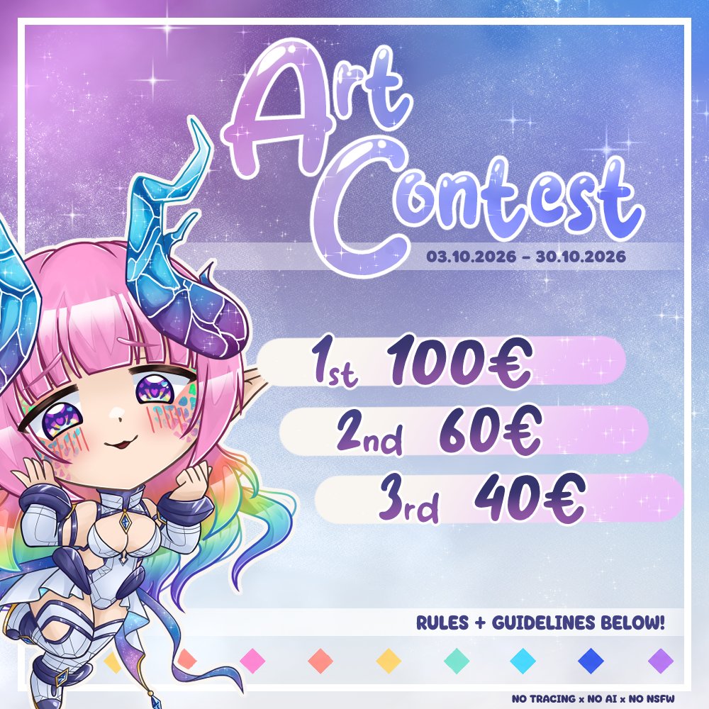 lambda07vt's tweet photo. ✨ART CONTEST INCOMING! ✨

Calling all artists across the galaxy! 
To celebrate my upcoming debut, I’m hosting a little Lambda 07 Art Contest! ₊˚⊹♡

Create something featuring your favorite alien and let your creativity run wild - cute, silly, chaotic… I wanna see it all! (˶˃ ᵕ ˂˶)♡

🏷️ #LambdaArtvasion
📅 Details & deadline below!

I can’t wait to see what you create!! 👽💜