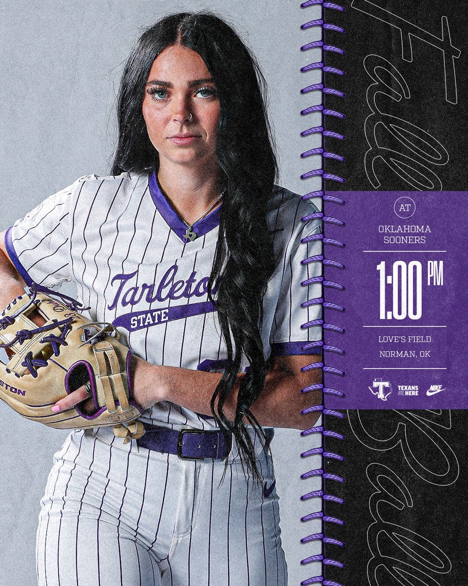 TarletonSB's tweet photo. Texans 🆚 Sooners

Tarleton State is in Norman today to face off against Oklahoma in some Fall Ball action 🥎 https://t.co/OvwRFQDxNZ