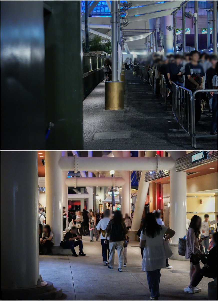 norishio10's tweet photo. 「ゾンビに会わないぬけ道」はこんな感じ🙋

ワンダーランド奥のトイレ付近から
↓
ハリウッド・ドリーム・ザ・ライドの裏側を通って
↓
エントランス近くのトイレ前へ

出口はキャラクターがグリーティングで登場するのと同じ場所でした✌

#ハロウィーン・ホラー・ナイト
#USJ #USJファン https://t.co/CJCluLCg6V