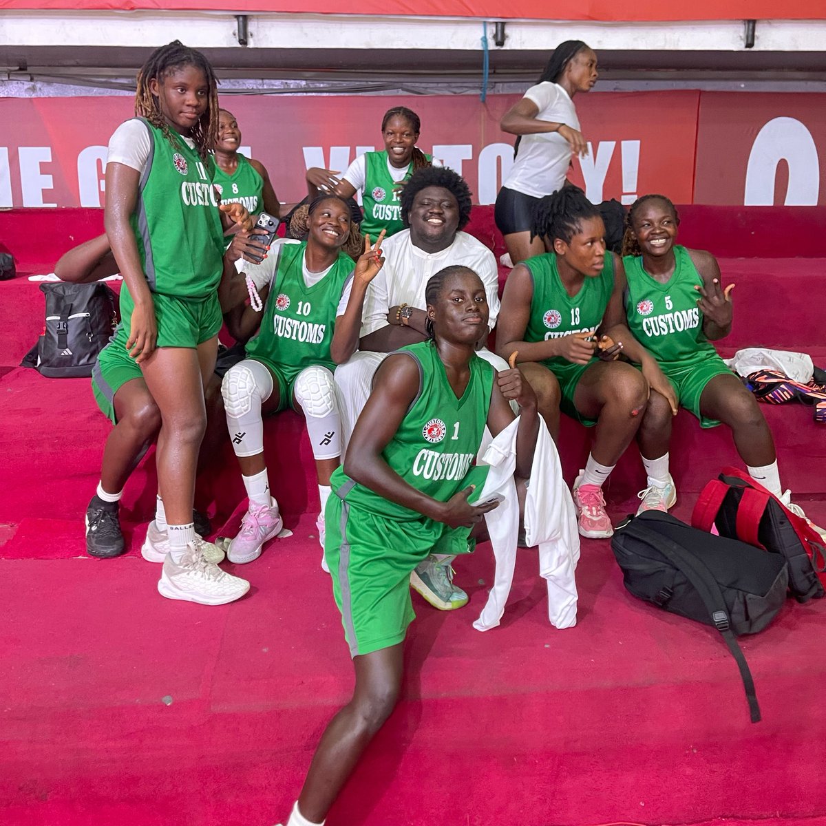 Nsukka_okpa's tweet photo. W’s for Me and my girlsssssswsss 😂😂😂
Third place winners of the Zenith Bank basketball premier league.
Customs!! #ZenithBankNBBF https://t.co/j293wUVwV1