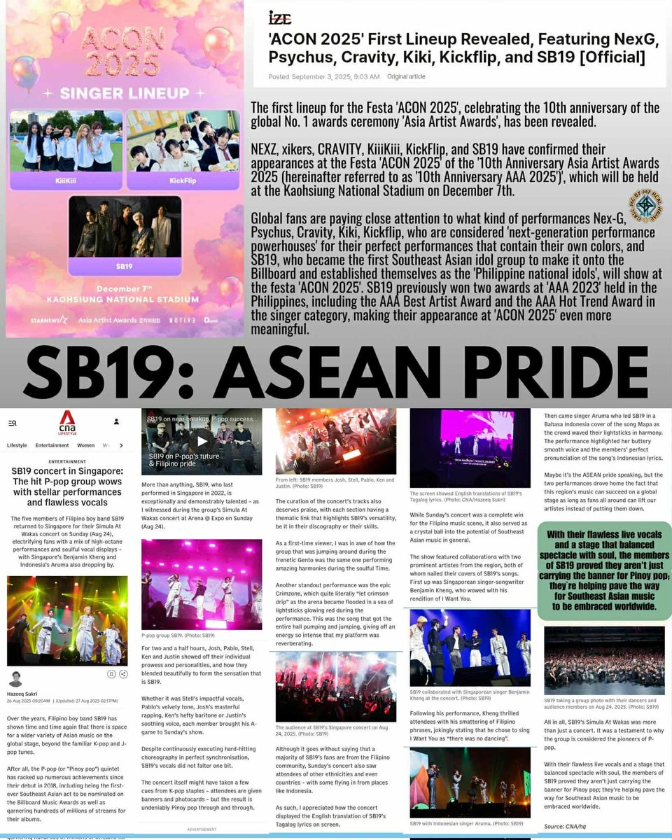 Trasherof08's tweet photo. #SB19 remains steady in their actions, representing a pride for both the PH and ASEAN. Promoting tourism should be done this way, with consistency and effective results 😌👌 

ASEAN IN MOTION WITH SB19 
@SB19Official #SB19
#SB19xASEAN_TogetherInMotionMV https://t.co/sVIgGhLeVL