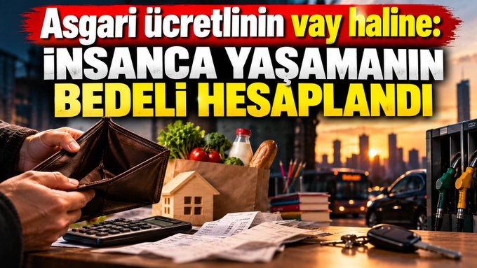 KHaluk22002's tweet photo. 📌Asgari ücretle geçinmenin giderek zorlaştığı dönemde, TEÇ-SEN’in hazırladığı yeni rapor dikkat çeken bir tablo ortaya koydu. 

📌Büyükşehirde tek başına yaşayan bir kişinin “insanca yaşam” için ihtiyaç duyduğu aylık bütçe 125 bin lira olarak hesaplandı.
https://t.co/245BKAOYHZ https://t.co/vGs6kgRqco