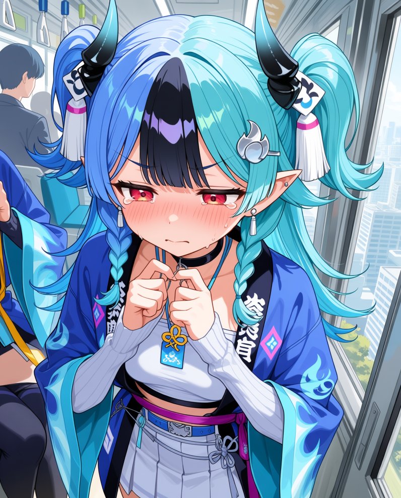 toshi_AIart's tweet photo. 降りすごしたのじゃ、間に合わなくなるのじゃ～😭

#AIart #熱千めら https://t.co/572cPLKIen