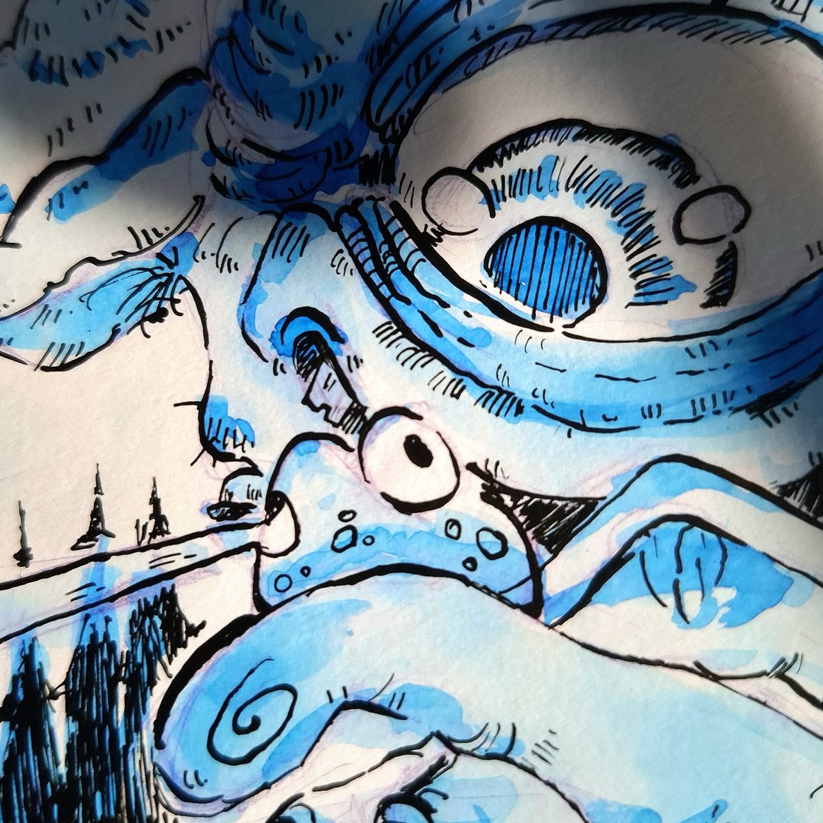 Akulire's tweet photo. Day 3 miniature 
#inktober #inktober2026 https://t.co/Av41PFaLpY