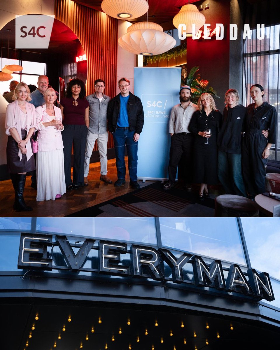 S4C's tweet photo. 📸 Cleddau | Noson i ddathlu ail gyfres y ddrama drosedd.

Cipolwg ar ddangosiad arbennig o gyfres newydd Cleddau yn Everyman Caerdydd, cyn i DI Ffion Lloyd a DS Rick Sheldon ddychwelyd i’r sgrin mewn achos newydd sbon.

Daeth cast a chriw’r gyfres ynghyd, ac i gloi’r noson – sgwrs banel dan arweiniad Llinos Lee, gyda’r awdur Cath Tregenna ymhlith y panelwyr.

🚨 Cleddau - Cyfres 2  
👀 21:00 | Nos Sul 11.10.26  
▶️ S4C Clic a BBC iPlayer

Mae ail gyfres o’r ddrama drosedd Gymreig - Cleddau, yn dychwelyd wrth i DI Ffion Lloyd a DS Rick Sheldon chwilio am lofrudd sy’n boddi menywod yn Afon Cleddau.

Season 2 of the award-winning Welsh crime drama Cleddau returns as DI Ffion Lloyd and DS Rick Sheldon search for a killer who drowns women in the River Cleddau.

#Cleddau #S4C