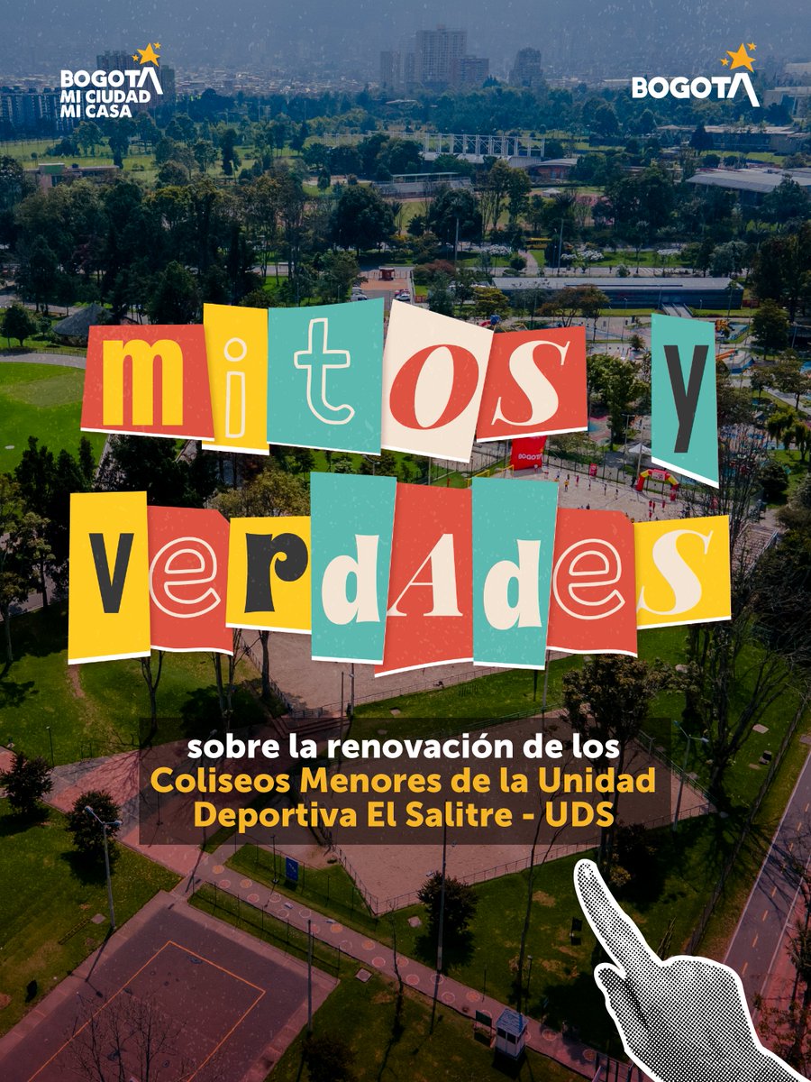 IDRD's tweet photo. Renovación de los Coliseos Menores de la Unidad Deportiva El Salitre - UDS: mitos y verdades que debes conocer. 🏟️🔎

Este proyecto genera preguntas sobre el futuro de los escenarios deportivos, su funcionamiento y el proceso de renovación. Por eso, te contamos qué hay de cierto detrás de algunas de las dudas más frecuentes y te compartimos información clave sobre el alcance y el estado actual de esta iniciativa.