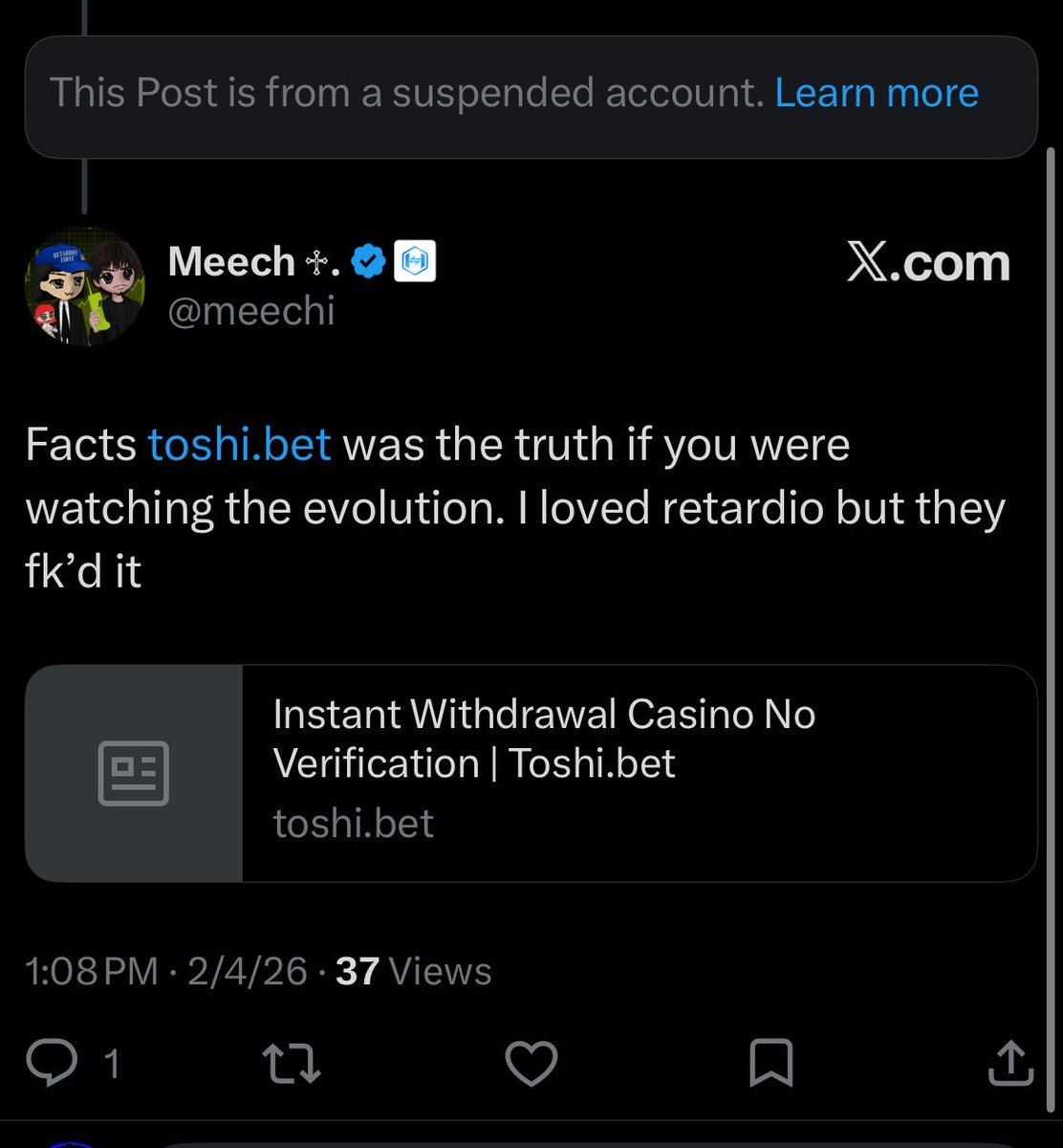 Retardiofession's tweet photo. But these fags always use the same ammunition against you: 
-You’re a follower
-I sold the top
-You went against the status quo
-blah blah blah

Idgaf my nigga u are literally the bottom bitch of existence. 

Idgaf if I get suspended while you prance around.

HONK HONK 🔴 https://t.co/MvzSLcKXM3