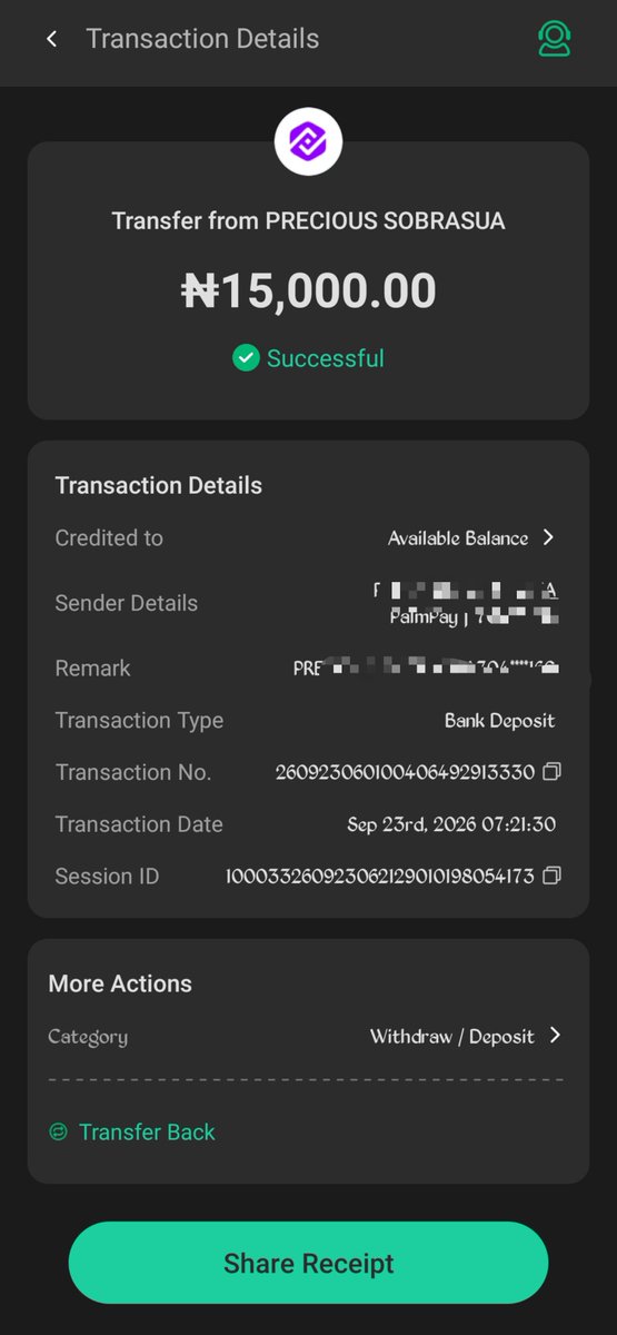 OshobukolaExcel's tweet photo. Last week, a number with only a slight difference from my hotline called, with claims that funds was mistakenly sent to my @OPay_NG acct. I checked it and confirmed 15k. I asked for his acct details and refunded the exact amount.

1/3 https://t.co/Sijavafy88