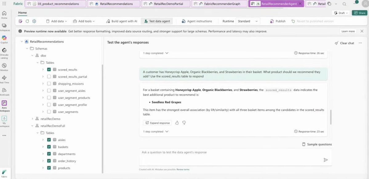 neo4j's tweet photo. Struggling to get reliable answers from AI Copilots working with complex, scattered data?

We take a deep dive into how bringing #Neo4j’s graph intelligence into Microsoft Fabric gives #Copilot the context it needs to power reliable, context-aware recommendations.

Check out the blog and learn:  https://t.co/O36D3L1bEZ
✓ Building a unified knowledge layer out of scattered data sources
✓ Leveraging #GraphRAG to keep Copilot responses accurate and grounded
✓ Bringing real-time graph intelligence into your existing Fabric workflows