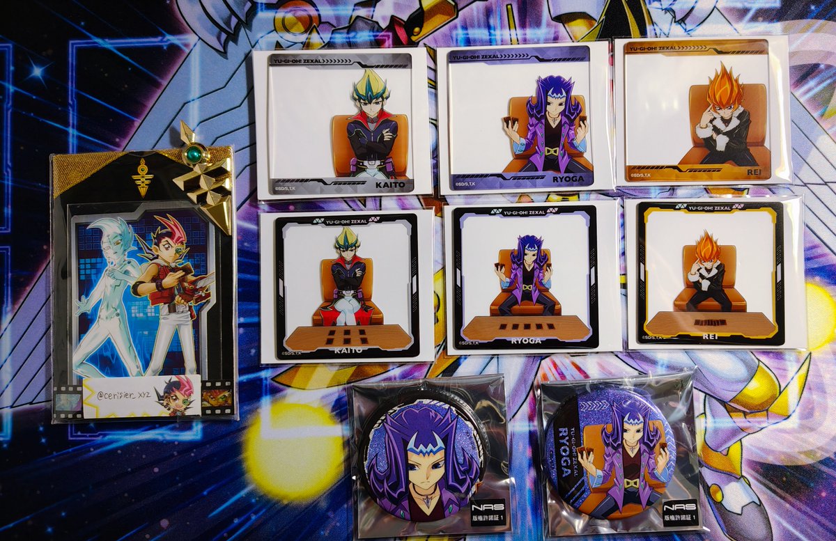 cerisier_xyz's tweet photo. 【交換】遊戯王ZEXAL POP UP SHOP グリッター缶バッジ アクリルフォト
《譲》凌牙 カイト 真月
《求》同種 遊馬

同種同士、アップ/引き同士での交換
郵送のみ。検索からでもお気軽にお声がけください。 https://t.co/1kdHlXemHi