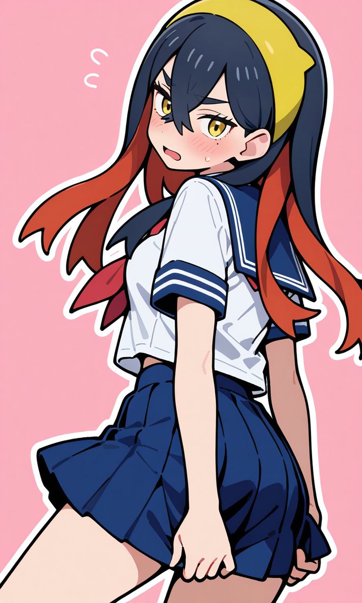 kaibashira4080's tweet photo. スカート履いてみたゼイユさん https://t.co/hqH4rXijSF
