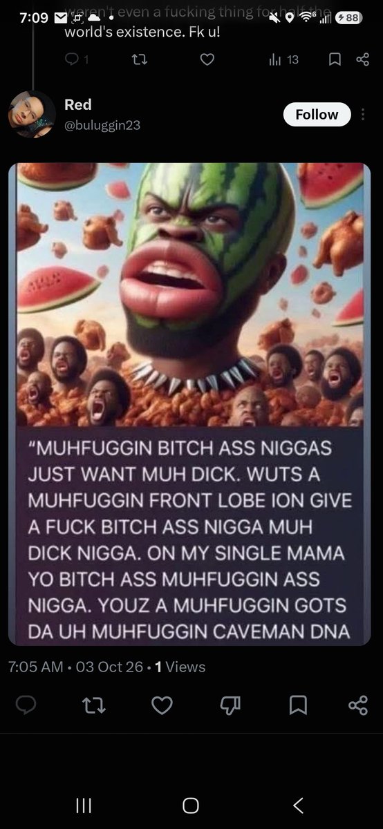 IcemanH42's tweet photo. Awww @buluggin23 ... another pussy ass snow roach who likes to comment retarded ass ignorant bullshit, and then block the replies and the person they say it to. Why the fuck are yall such little pussy ass whiney cuck ass bitches??? Go fuck your cousin some more you pile of shit https://t.co/b48bcgxGpo
