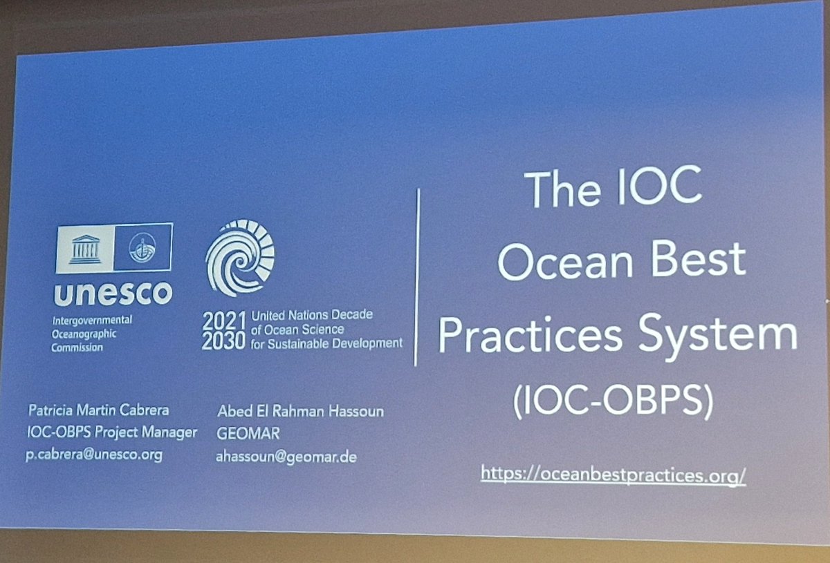 AbedHassoun's tweet photo. This week at #IOPAN in #Sopot 🇵🇱 for the @GOOSocean BioEco Panel &amp; #BioEcoOcean meeting, wearing my GOOS &amp; #OBPS hats 🌊
Great discussions on EOVs, standards &amp; best practices, and the updated GOOS endorsement process.
Exciting times for ocean observing, the time of #OceanEye! https://t.co/loriWIvkUz