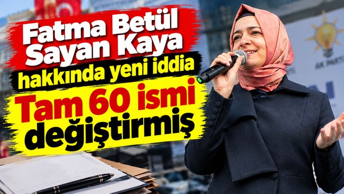KHaluk22002's tweet photo. 📌Fon skandalının ardından Fatma Betül Sayan Kaya hakkında yeni bir iddia daha gündeme geldi

📌İktidara yakın gazeteci Taha Hüseyin Karagöz, Kaya’nın bakanlığı döneminde yaklaşık 60 özel kalem müdürünün değiştirildiğini öne sürdü

https://t.co/IvGTWzGfrW https://t.co/oAY9cvByuA