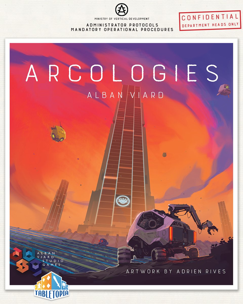 TabletopiaGames's tweet photo. 🏙️🌆 Arcologies is now on Tabletopia!
Build a massive vertical city in the 24th century. Expand districts, and infrastructure, manage resources, and keep your population happy.
🏗️ A deep city-building strategy game for 1–4 players.

#Tabletopia #Arcologies #boardgames https://t.co/Ya3pPuRFnH