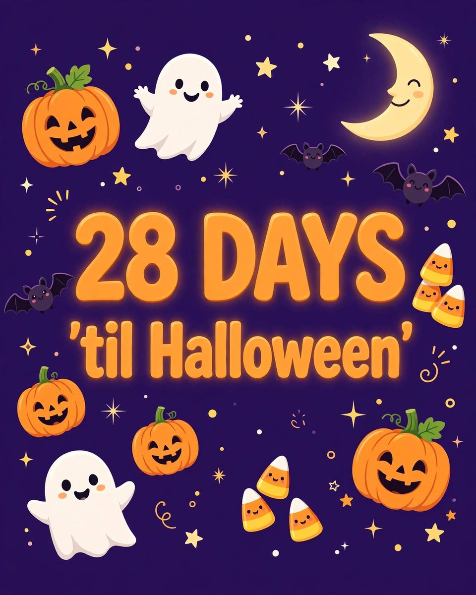 CustomTeees's tweet photo. 28 days 'til Halloween 🎃 and the clock is ticking — order by Oct 15 for Halloween arrival.
WELCOME10 = 10% off. Don't get caught un-haunted 👻
https://t.co/ll7T1XbSDK https://t.co/ieGHd1USmB