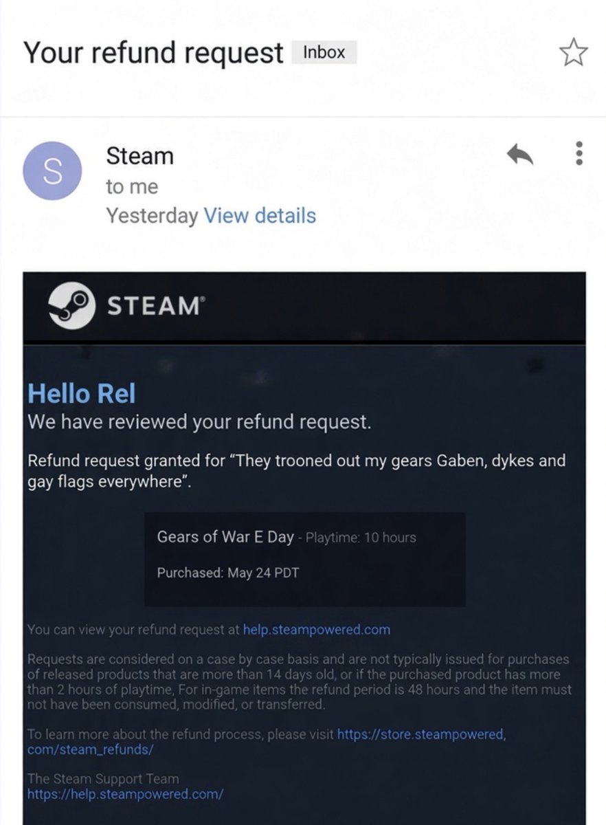 WeskerIsRight's tweet photo. Thanks for understanding Lord Gaben 🙏 https://t.co/MmzsyjUgE5
