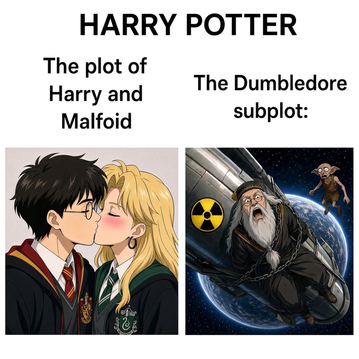 ItsPhigs's tweet photo. I love how the concept of Malfoid also spawned Dumbledore's shenanigans subplots. https://t.co/1ctxOhjQ9Z