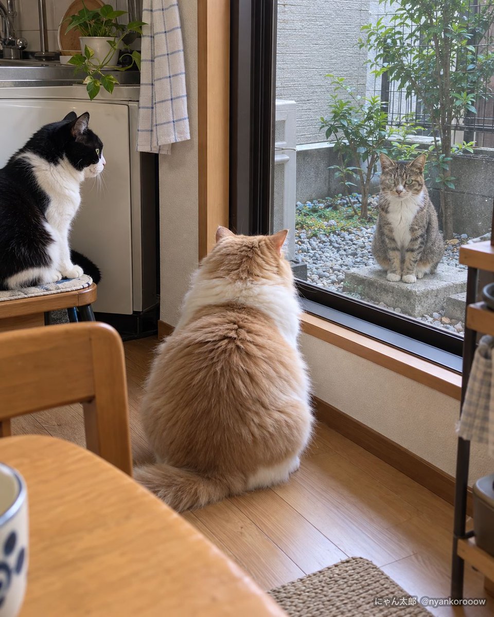 nyankorooow's tweet photo. 「面接を始めます。前職は？」
『地域猫です。』

「転職理由は？」
『ワークライフバランスを見直したくて。』

「現在は？」
『365日、完全外勤です。』

「希望する働き方は？」
『週休7日、完全在宅でお願いします。』 https://t.co/WVxyDim8rZ