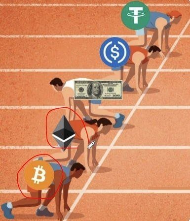 Cryptoocean97's tweet photo. most people keep choosing fiat... 💯 Percent real...... https://t.co/xXOn0w9nSc