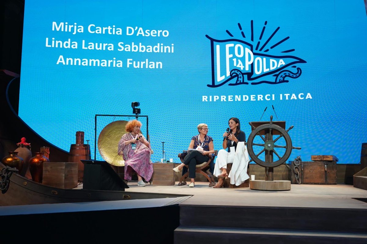 FurlanAnnamaria's tweet photo. Oggi alla #Leopolda14 ho moderato un bel confronto con Mirja Cartia D’Asero e Linda Laura Sabbadini. Parità significa libertà, autonomia economica, pari opportunità nel lavoro e piena partecipazione ai luoghi decisionali. Una sfida decisiva per la crescita del Paese. https://t.co/BidRjYjhlQ
