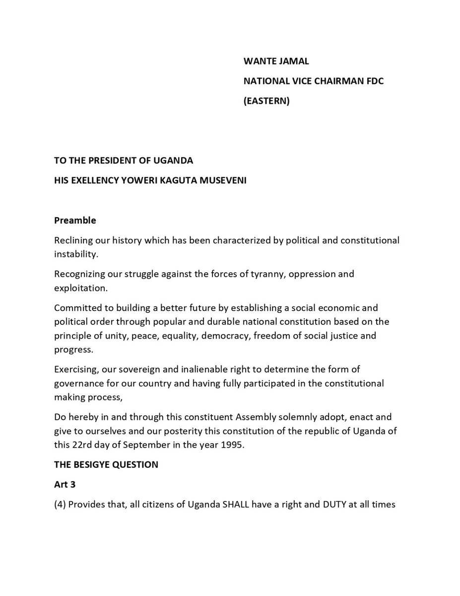 JamalWante's tweet photo. Public Letter https://t.co/Fko975EAzs