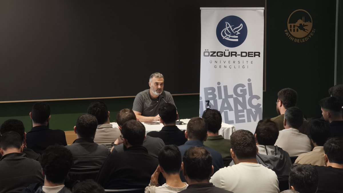 gencozgurder's tweet photo. Hüseyin Gökalp ( @huseyin_gokalp ) hocamızla "Müslüman Gencin Sorumluluğu" başlıklı seminerimizi tamamladık.

Kıymetli hocamıza sunumlarından dolayı teşekkür ederiz. https://t.co/543Aifo5Nw
