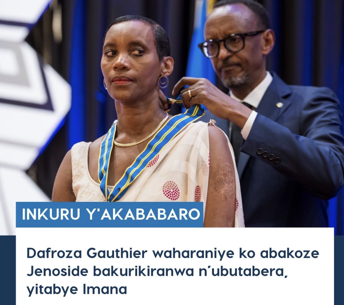 Ibuka_Rwanda's tweet photo. Dafroza Gauthier, witanze mu guharanira ko abakoze Jenoside yakorewe Abatutsi mu 1994 bakurikiranwa n’ubutabera, yitabye Imana azize uburwayi.

Mu 2017, Perezida wa Repubulika Paul Kagame yamuhaye umudari w’ishimwe “Igihango”, mu rwego rwo gushimira ibikorwa bye by’indashyikirwa byahesheje u Rwanda ishema ku ruhando mpuzamahanga.

IBUKA yifatanyije n’umuryango we, inshuti n’abanyarwanda bose muri ibi bihe by’akababaro.

Ruhukira mu mahoro, Dafroza Gauthier. 🕊️