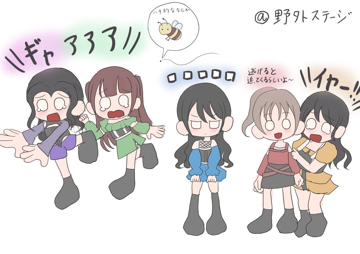 hi_co_ris's tweet photo. リリイベ虫事件
#i_Ris  #セリコソロ https://t.co/337dYViUIy
